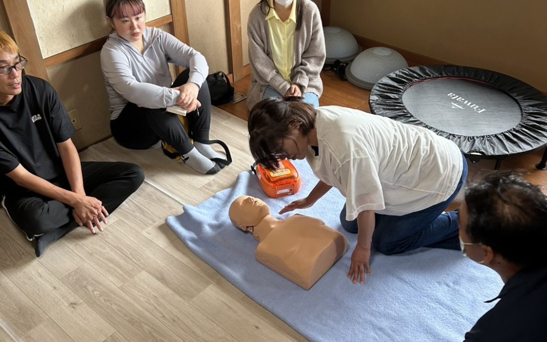救護訓練を行いました！